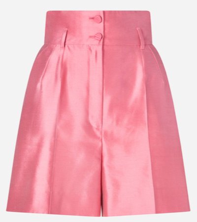 Dolce&Gabbana high-waisted pink shorts