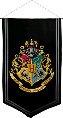 Harry Potter - Hogwarts Satin Banner - Buy Online Australia – Beserk