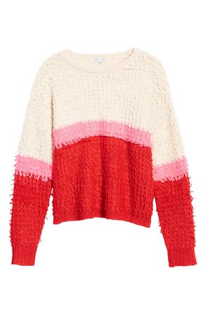 Woven Heart Bold Stripe Sweater | Nordstrom