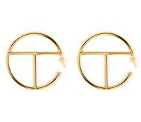 Large Logo Hoop Earring - Gold – shop.telfar
