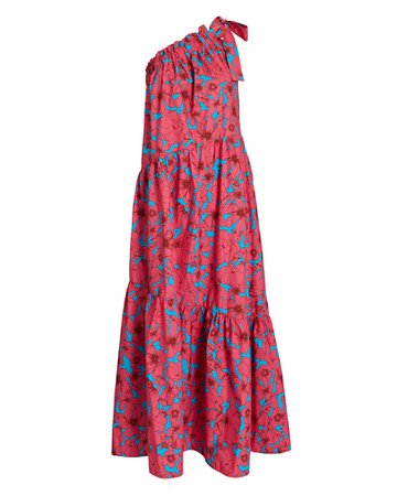 XíRENA Maisie Tiered Cotton Poplin Maxi Dress | INTERMIX®