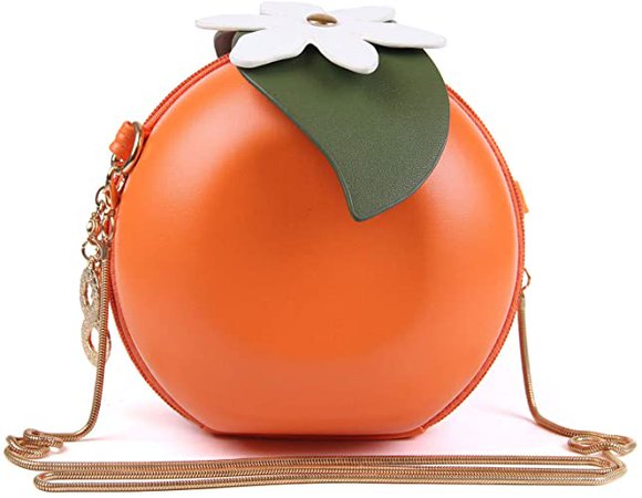 SUKUTU Fruit Orange Shaped Girl Purses PU Leather Crossbody Bag for women: Handbags: Amazon.com