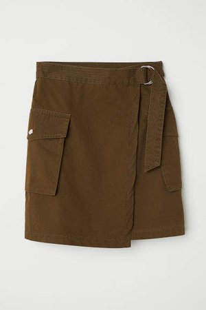 Short Cargo Skirt - Green