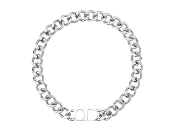 Dior Silver Curb Chain