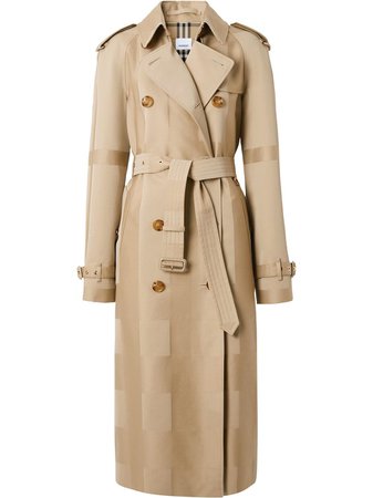 Burberry Waterloo checked trench coat - FARFETCH