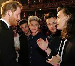 prince Harry and one direction