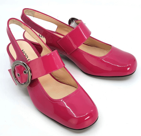 the lulu in fuchsia - mod shoes