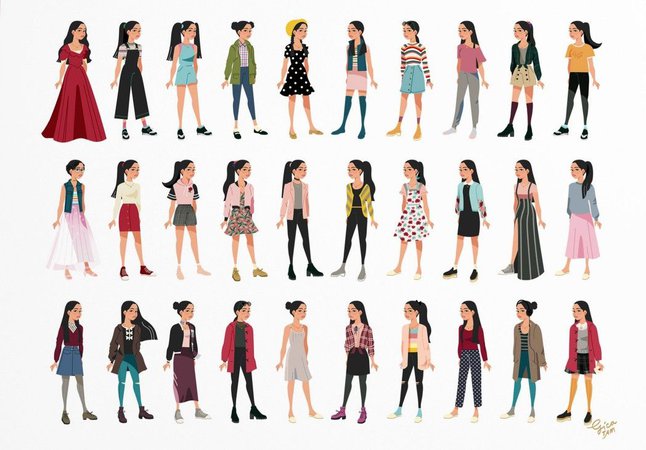 Lara Jean Covey Outfits
