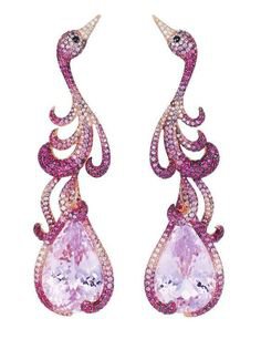 Pink Diamonds Earrings