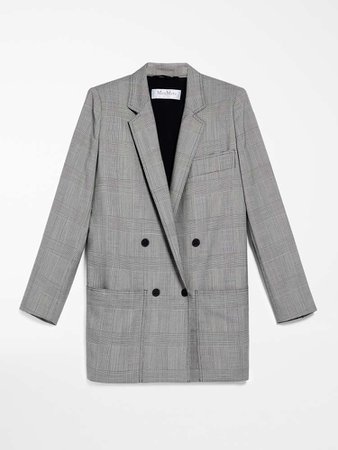 Plain weave blazer, ultramarine - "OXFORD" Max Mara