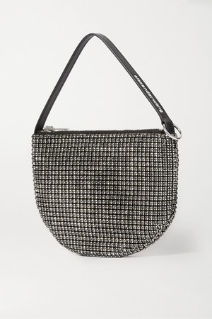 Alexander Wang | Wangloc Fortune Cookie crystal-embellished leather tote | NET-A-PORTER.COM