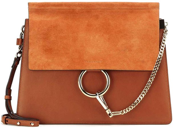 ACTLURE Women Genuine Leather Crossbody Shoulder Purse Chain Link Handbag (Caramel-M): Handbags: Amazon.com
