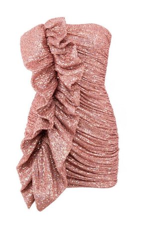 pink sparkling dress
