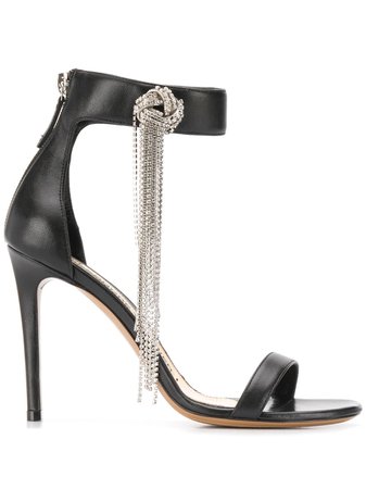 Alexandre Vauthier Crystal-Embellished Sandals ISABELLSANDALGIOIELLO Black | Farfetch