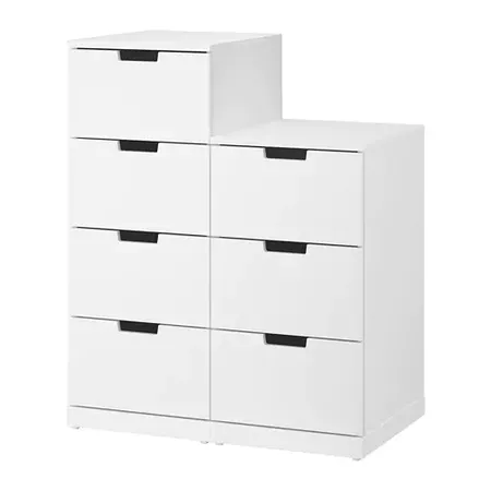 NORDLI 7-drawer dresser - white - IKEA