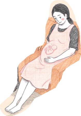 Pregnant Lady Cartoon