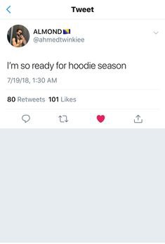 Hoodie season