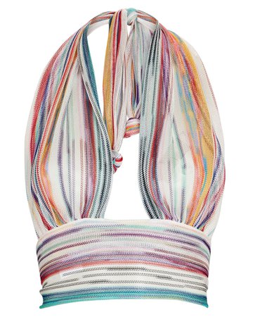Missoni Mare Striped Knit Halter Top | INTERMIX®