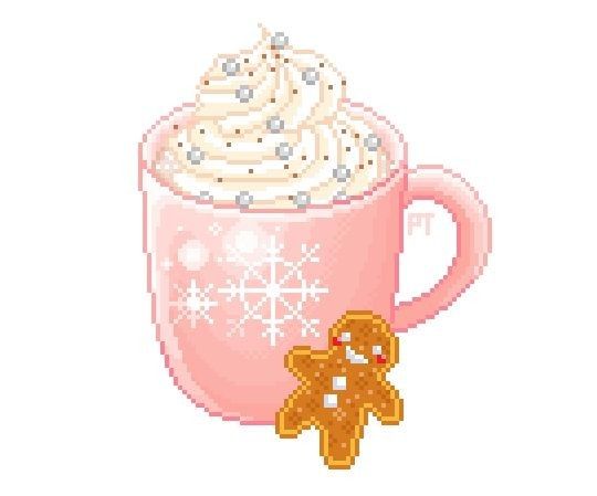 Christmas ginger bread cute pixel
