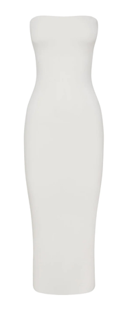 Meshiki, CASSIDY - Strapless midi white dress