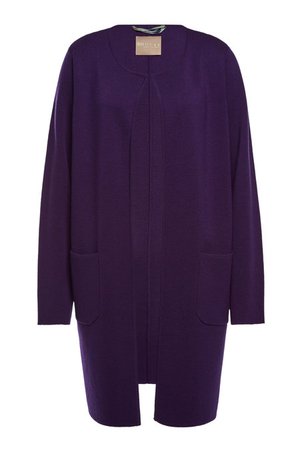 81 Hours - Tao Extra Fine Wool Coat - purple