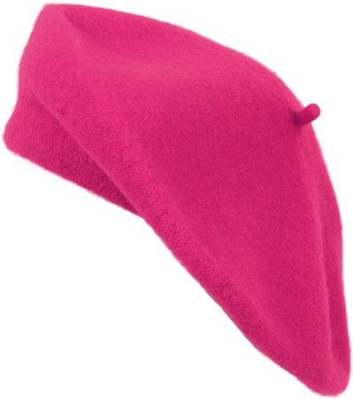 French Wool Hot Pink Beret