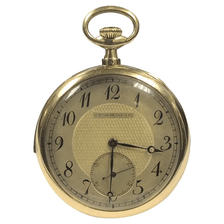 1910s J.E. Caldwell High Grade Minute Repeater Gold Cased Pocket Watch