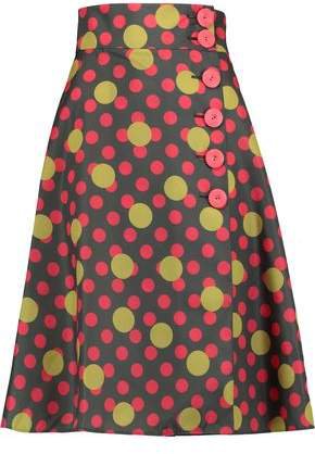 Polka-dot Shell Skirt
