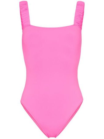 Beth Richards Scrunchie one-piece Swimsuit - Farfetch