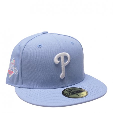 New Era Philadelphia Phillies Hat: Baby-Blue/Pink - 70594914
