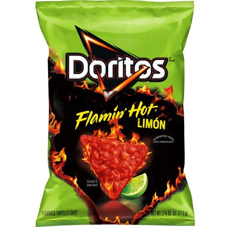 Walmart Grocery - Doritos Flamin' Hot Limon Flavored Tortilla Chips, 2.75 oz Bag
