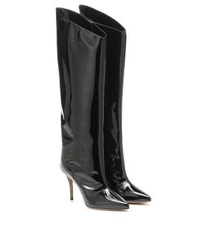 Alex Patent Leather Knee-High Boots - Alexandre Vauthier | Mytheresa