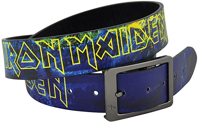 Amazon.com: Lowlife Iron Maiden Lad Synthetic Belt Medium Rev Full Colour: Clothing