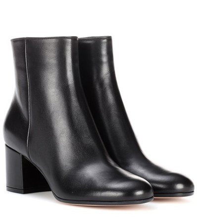 Margaux Mid leather ankle boots