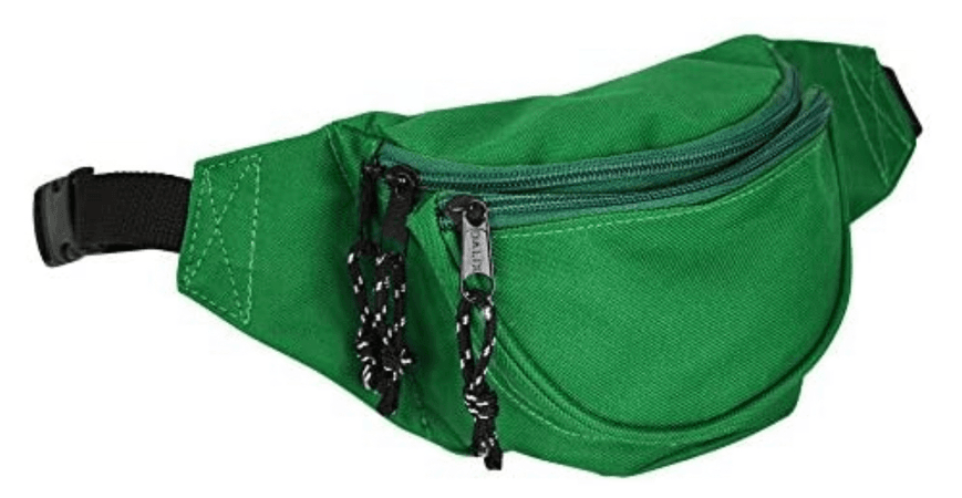 green fanny pack
