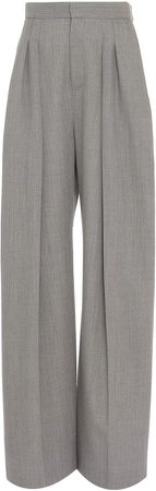 JW Anderson Belted Wool Wide-Leg Pants Size: 8