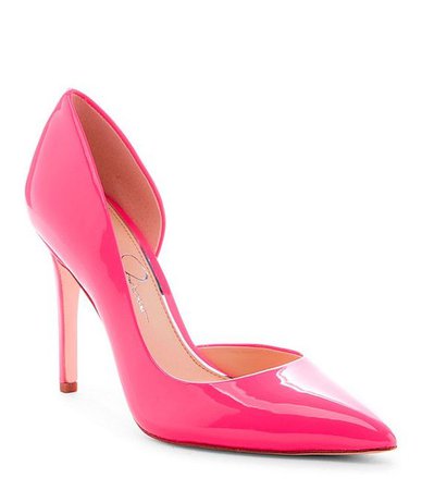 jessica simpson heels pink pumps