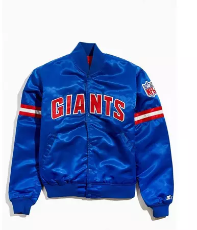 Starter New York Giants Bomber Jacket - Jackets Masters