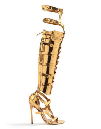 Tom Ford Metallic Gladiator Boots For Women – My Hell Of A Life | ShopLook