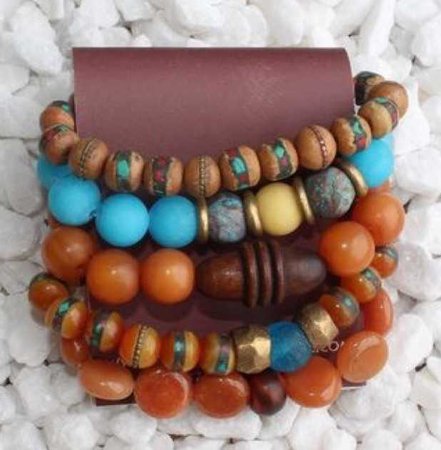 Colored Rocks Bracelet