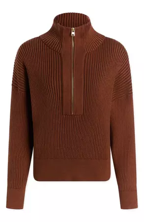 Varley Janie Rib Half Zip Sweater | Nordstrom