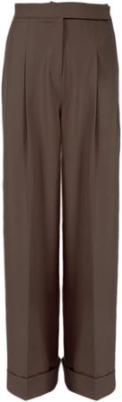 Amazon.com: HNFYSMQL Women's Wide Leg Loose high Waist Drape Pants-Brown ||S : Clothing, Shoes & Jewelry