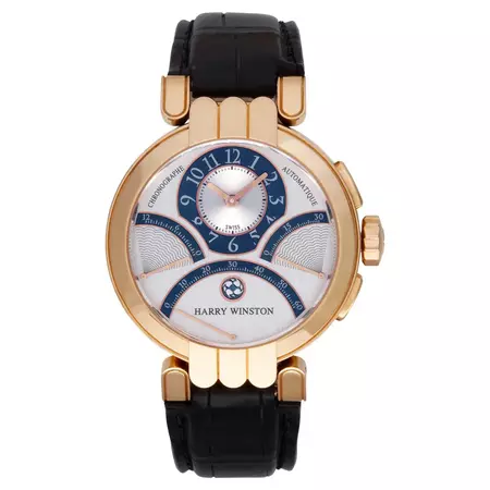 Harry Winston Premiere Ref. PREACT39RR002 in 18k Rose Gold Watch Auto For Sale at 1stDibs