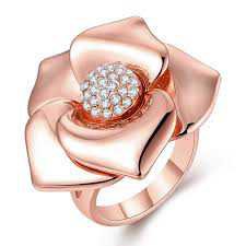 peach pink gold ring big - Google Search