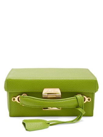 mark cross leather wallet buy, Mark Cross Grace small leather box bag Womens Spring-green Bags Box-bags,mark cross leather handbags sale, vintage mark cross leather bags various design