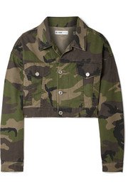 Madewell | Northward faux shearling-trimmed camouflage-print cotton-twill jacket | NET-A-PORTER.COM