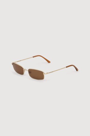 Olsen (Brown Lens) Rectangular Sunglasses - DMY BY DMY