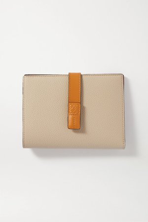 Loewe | Vertical small textured-leather wallet | NET-A-PORTER.COM