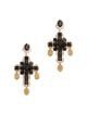 Dolce & Gabbana Gemstone Cross clip-on Earrings - Farfetch