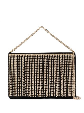 Shop Black & Brown Katie crystal-fringe shoulder bag with Express Delivery - FARFETCH